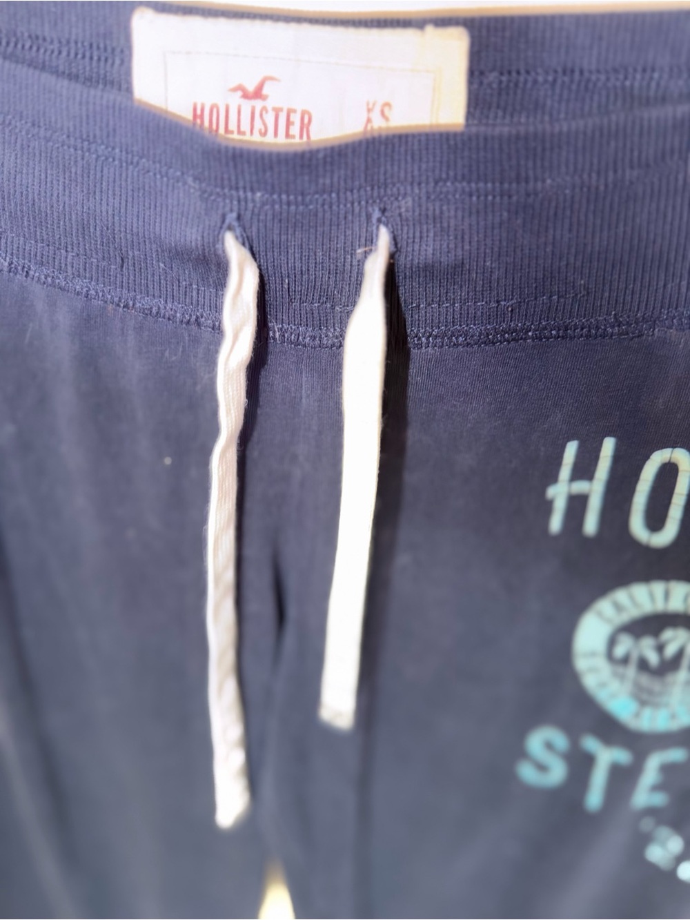 Vintage Y2K Hollister Navy Sweatpants - Picture 14 of 14